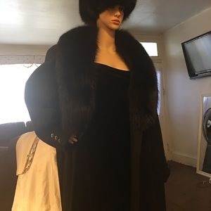 Black coat&hat